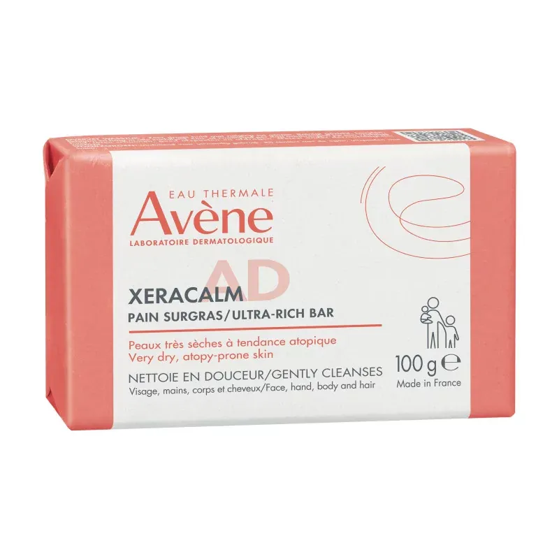 Avène Xeracalm AD Pain Surgras 100g - Univers Pharmacie Avène Xeracalm AD Pain Surgras 100g - Univers Pharmacie