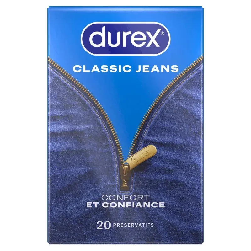 Durex Préservatifs Classic Jeans X20 - Univers Pharmacie