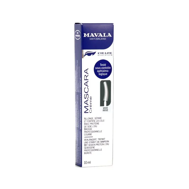 Mavala Mascara Allongeant Crème Vert Iris 10ml - Univers Pharmacie Mavala Mascara Allongeant Crème Vert Iris 10ml - Univers Pharmacie
