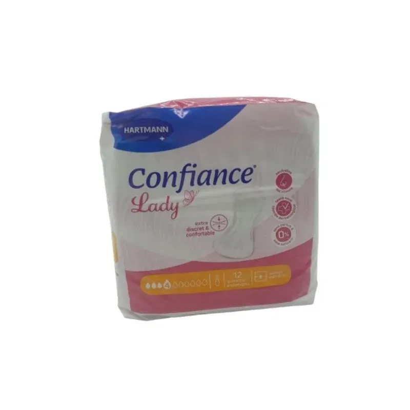 Confiance Lady Niveau 4 12 protections anatomiques - Univers Pharmacie Confiance Lady Niveau 4 12 protections anatomiques - Univers Pharmacie