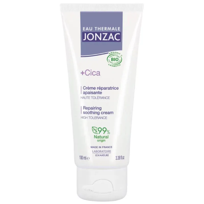 Jonzac +Cica Crème Réparatrice Apaisante Bio 100ml - Univers Pharmacie