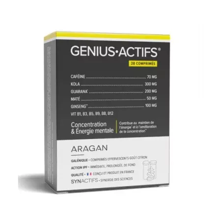 SynActifs GeniusActifs 28 comprimés - Univers Pharmacie