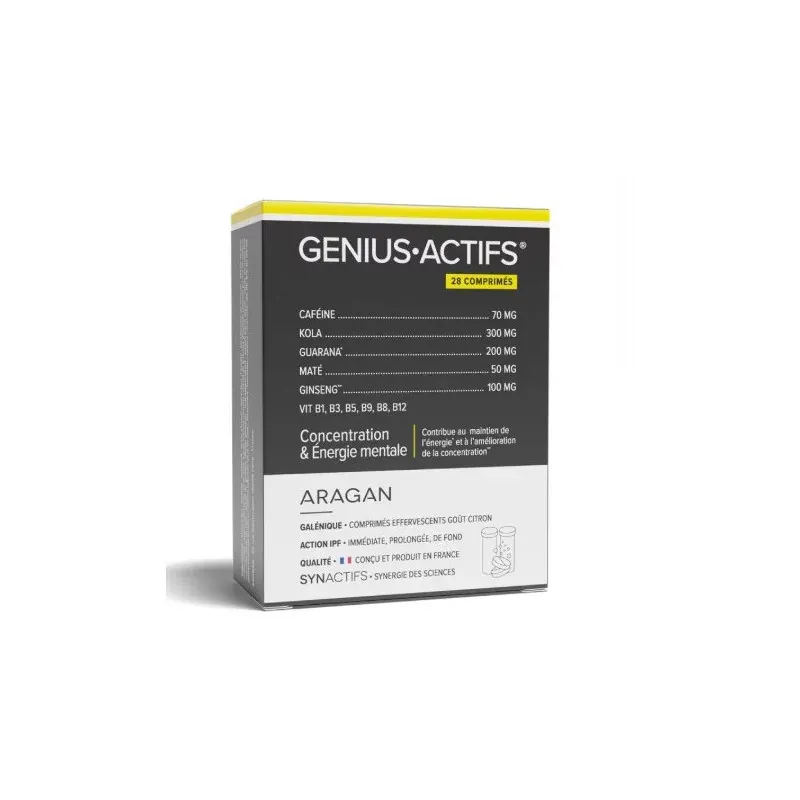 SynActifs GeniusActifs 28 comprimés - Univers Pharmacie