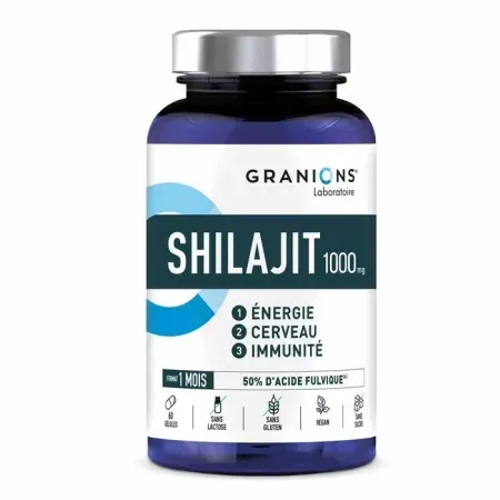 Granions Shilajit 1000mg 60 gélules - Univers Pharmacie