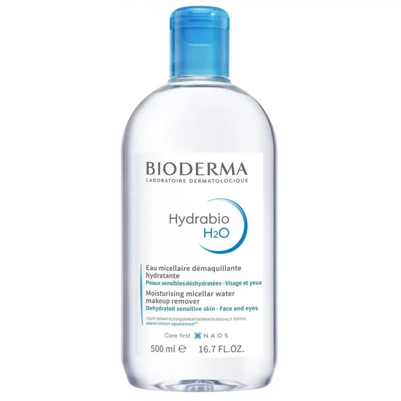 Bioderma Hydrabio H2O Eau Micellaire Démaquillante 500ml - Univers Pharmacie