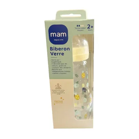 MAM Biberon en Verre 260ml - Univers Pharmacie