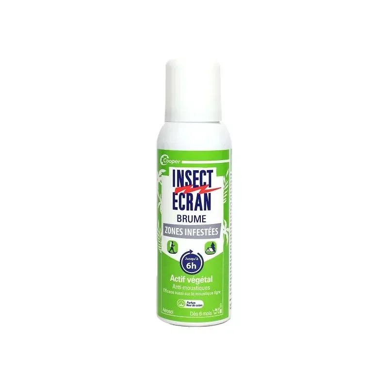 Insect Ecran Brume Zones Infestées Actif Végétal Anti-moustiques 100ml - Univers Pharmacie
