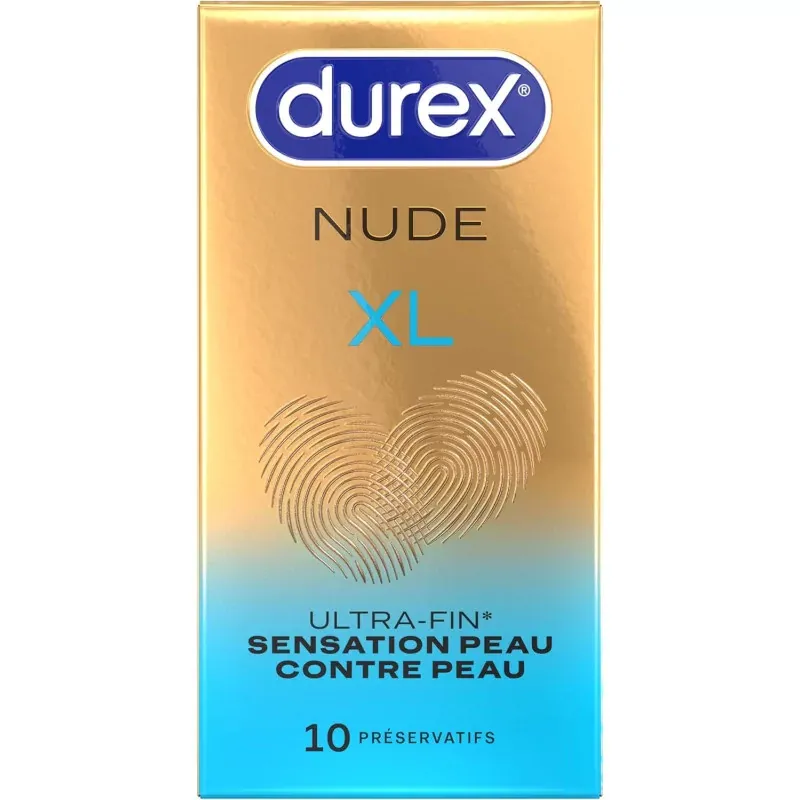 Durex Nude XL 10 préservatifs - Univers Pharmacie