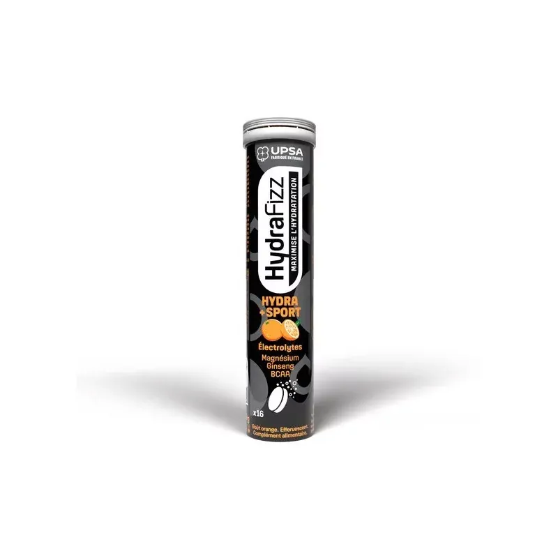 UPSA HydraFizz Hydra+ Sport Orange 16 comprimés effervescents - Univers Pharmacie UPSA HydraFizz Hydra+ Sport Orange 16 comprimés effervescents - Univers Pharmacie