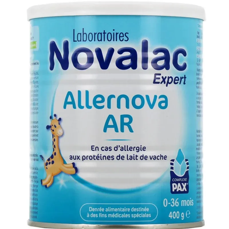 Novalac Allernova AR 0-36 mois 400g - Univers Pharmacie
