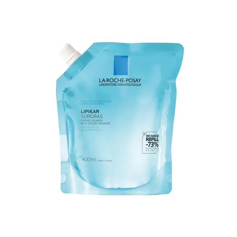 La Roche-Posay Lipikar Surgras Crème Lavante Recharge 400ml - Univers Pharmacie La Roche-Posay Lipikar Surgras Crème Lavante Recharge 400ml - Univers Pharmacie