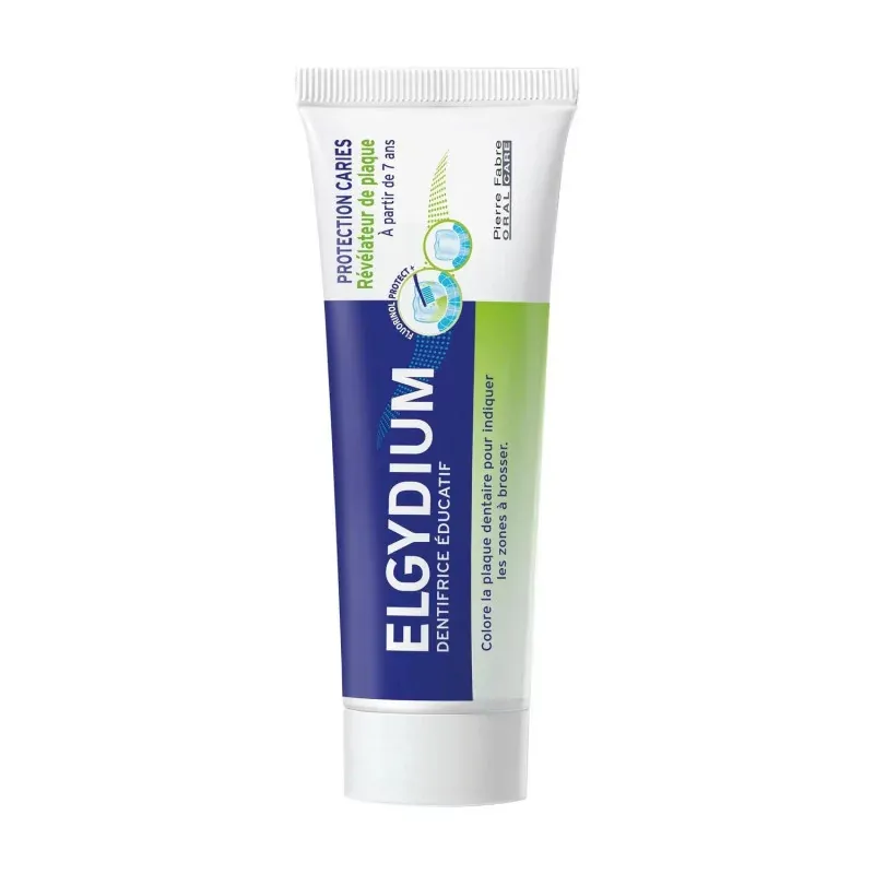 Elgydium Dentifrice Éducatif Révélateur de Plaque 50ml - Univers Pharmacie
