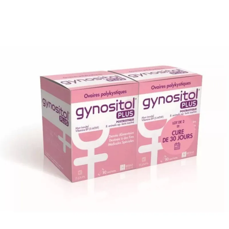 Gynositol Plus Postbiotique 2X30 sachets - Univers Pharmacie