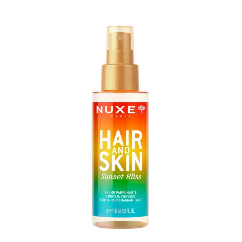 Nuxe Hair & Skin Brume Parfumante Cheveux et Corps Sunset Bliss 100ml - Univers Pharmacie Nuxe Hair & Skin Brume Parfumante Cheveux et Corps Sunset Bliss 100ml - Univers Pharmacie
