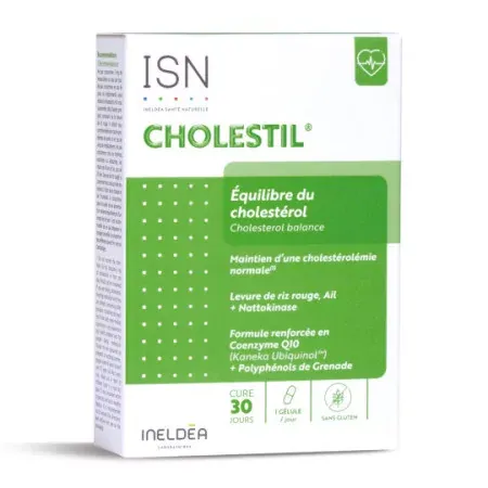 ISN Cholestil Équilibre du Cholestérol 30 gélules - Univers Pharmacie