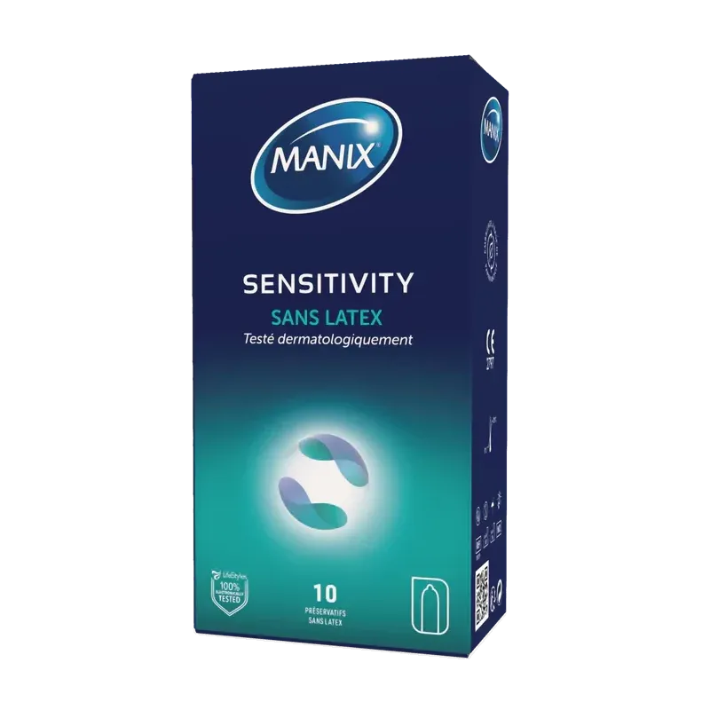 Manix Sensitivity Préservatifs sans Latex X10 - Univers Pharmacie