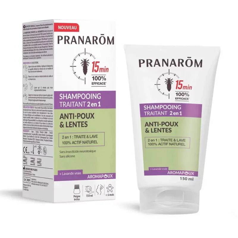 Pranarom Aromapoux Shampooing Traitant 2-en-1 150ml - Univers Pharmacie
