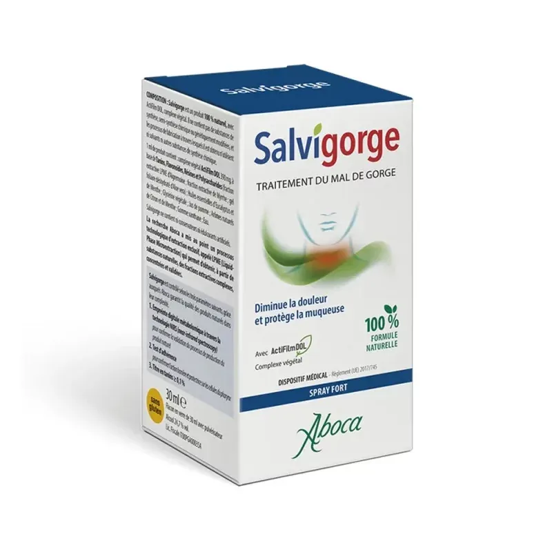 Aboca Salvigorge Spray Fort 30ml - Univers Pharmacie Aboca Salvigorge Spray Fort 30ml - Univers Pharmacie
