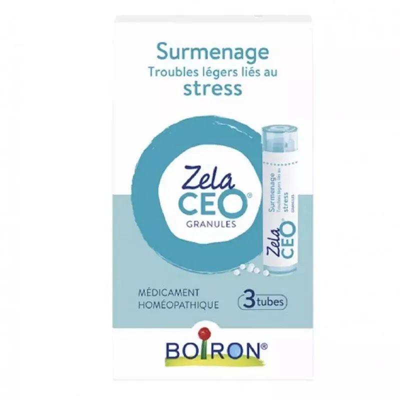 Boiron ZelaCEO Surmenage 3 tubes granules - Univers Pharmacie