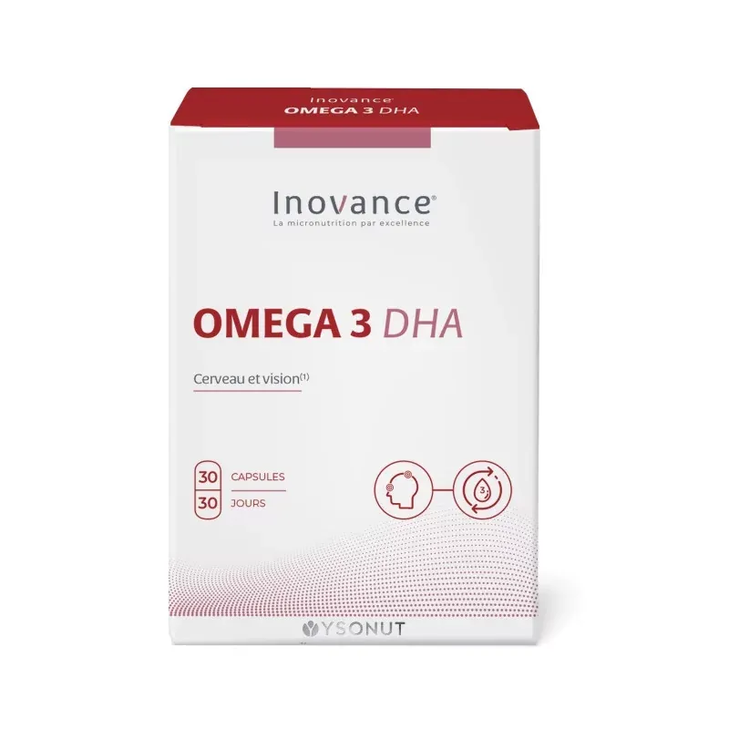 Inovance Oméga-3 DHA 30 capsules - Univers Pharmacie
