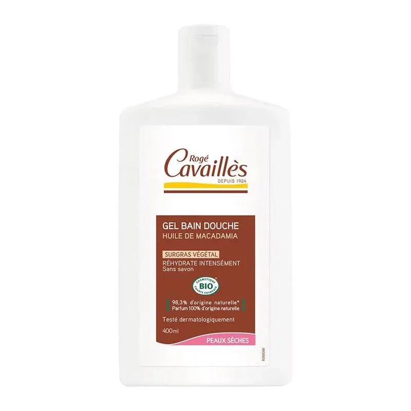 Rogé Cavaillès Gel Bain Douche Huile de Macadamia Bio 400ml - Univers Pharmacie