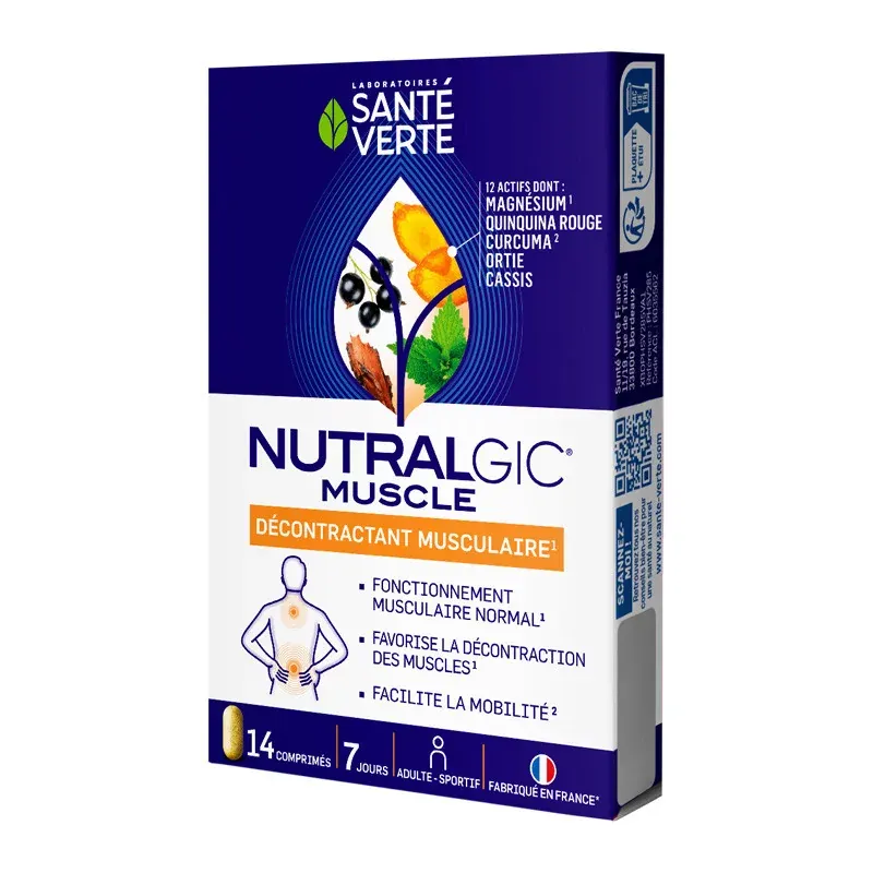 Santé Verte Nutralgic Muscle 14 comprimés - Univers Pharmacie