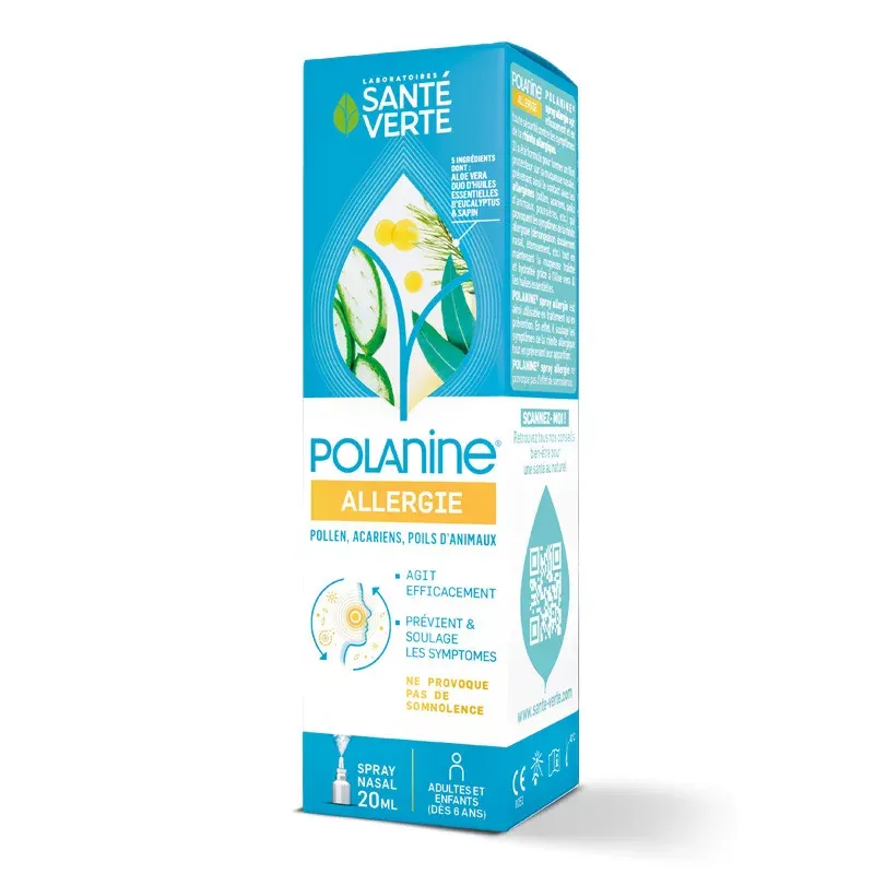 Santé Verte Polanine Allergie Spray Nasal 20ml - Univers Pharmacie Santé Verte Polanine Allergie Spray Nasal 20ml - Univers Pharmacie