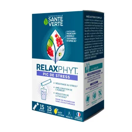Santé Verte Relaxphyt Pic de Stress 15 sticks