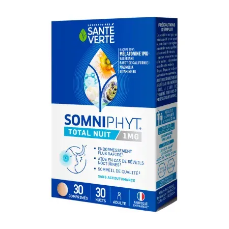 Somniphyt Total Nuit 1mg 30 comprimés - Univers Pharmacie