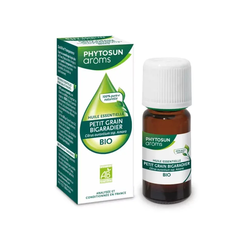 Phytosun Arôms Huile Essentielle Petit Grain Bigaradier Bio 10ml - Univers Pharmacie Phytosun Arôms Huile Essentielle Petit Grain Bigaradier Bio 10ml - Univers Pharmacie