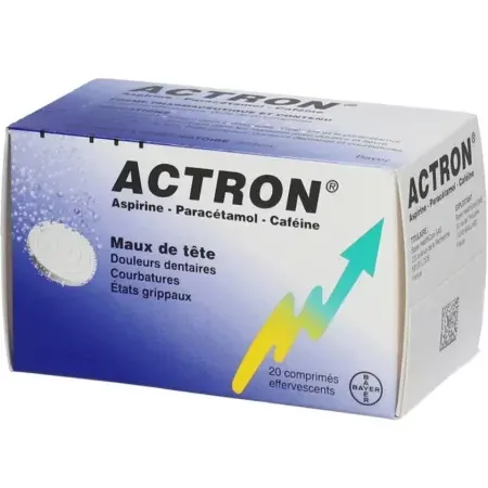 Bayer Actron 20 comprimés effervescents - Univers Pharmacie