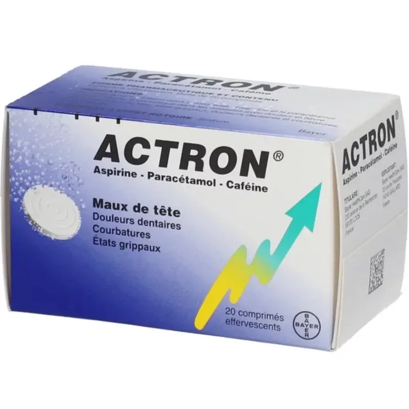 Bayer Actron 20 comprimés effervescents - Univers Pharmacie Bayer Actron 20 comprimés effervescents - Univers Pharmacie