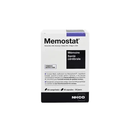 NHCO Memostat 60 comprimés + 30 capsules - Univers Pharmacie