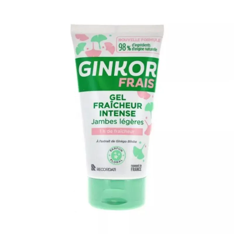 Ginkor Frais Gel Fraîcheur Intense  Jambes Légères 150ml - Univers Pharmacie