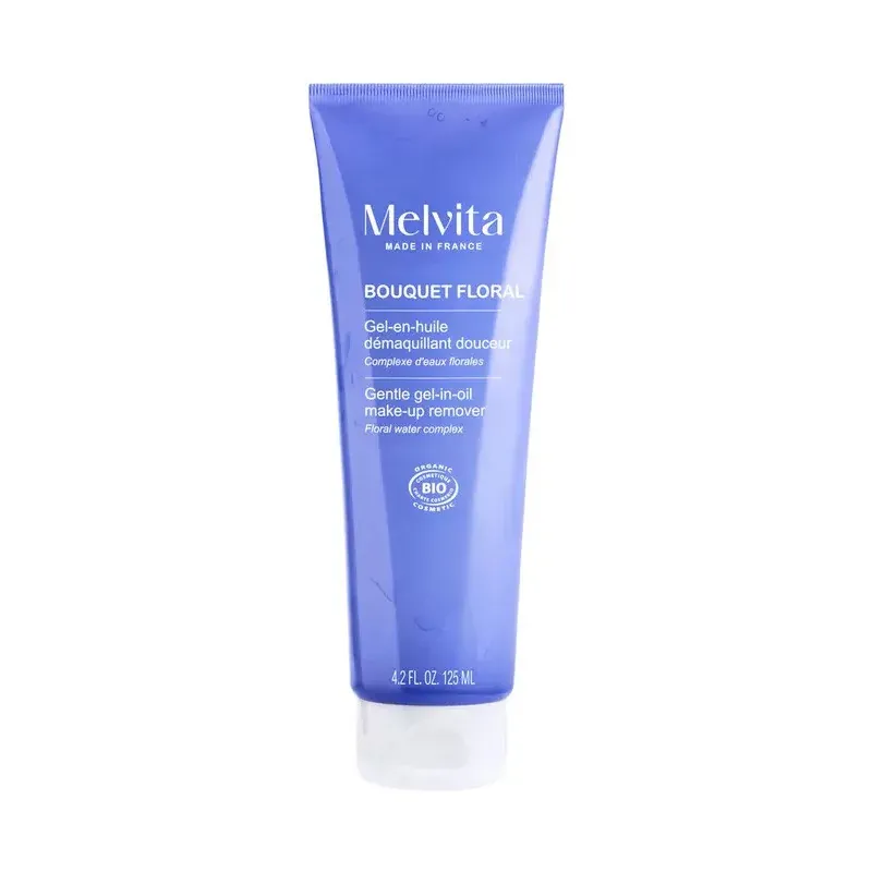 Melvita Bouquet Floral Detox Gel-en-huile Démaquillant Douceur 125ml- Univers Pharmacie