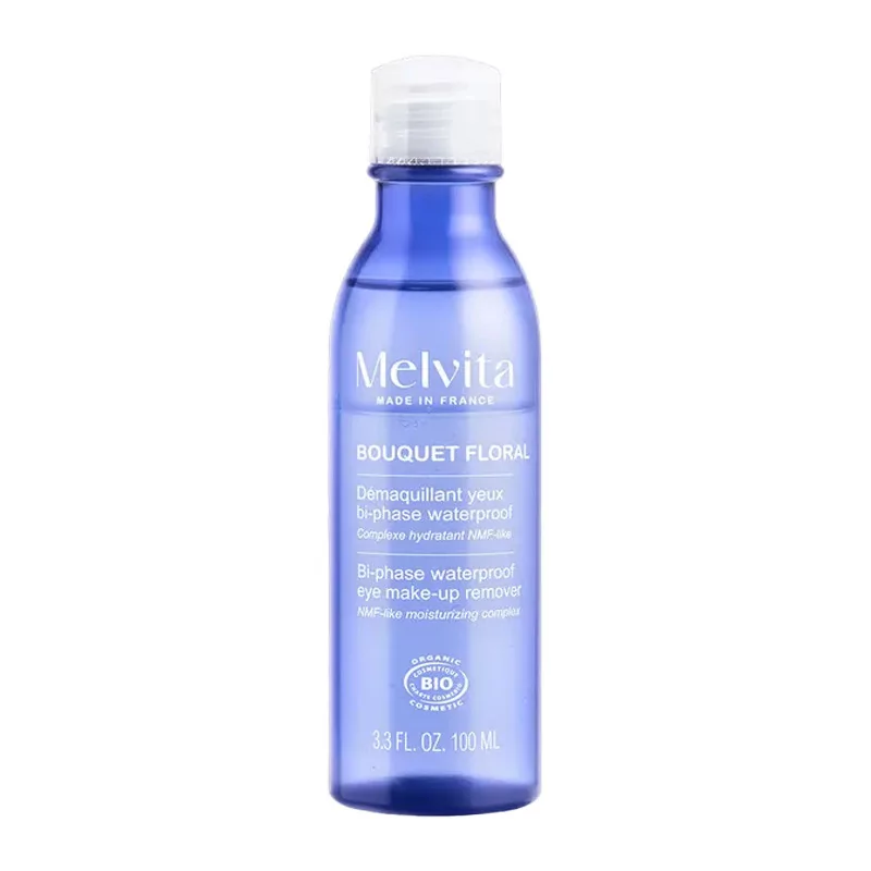 Melvita Bouquet Floral Detox Démaquillant Yeux Bi-Phase Waterproof Bio 100ml - Univers Pharmacie