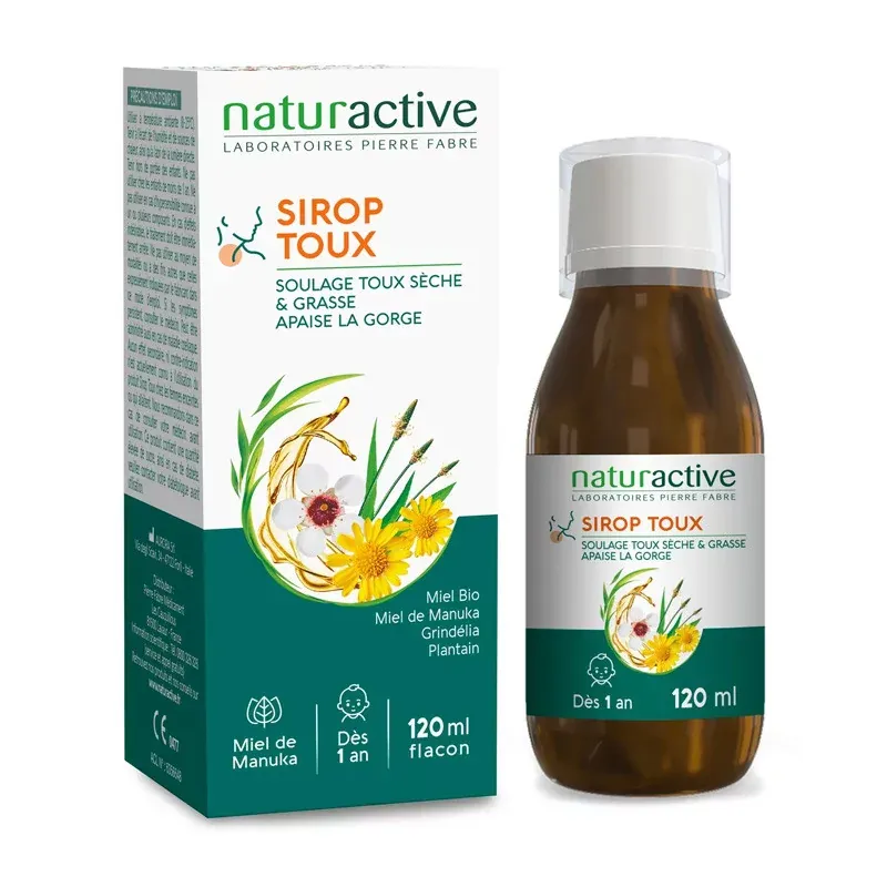 Naturactive Sirop Toux 120ml - Univers Pharmacie