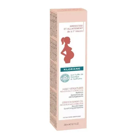 Klorane Huile Vergetures à la Cameline 200ml - boite