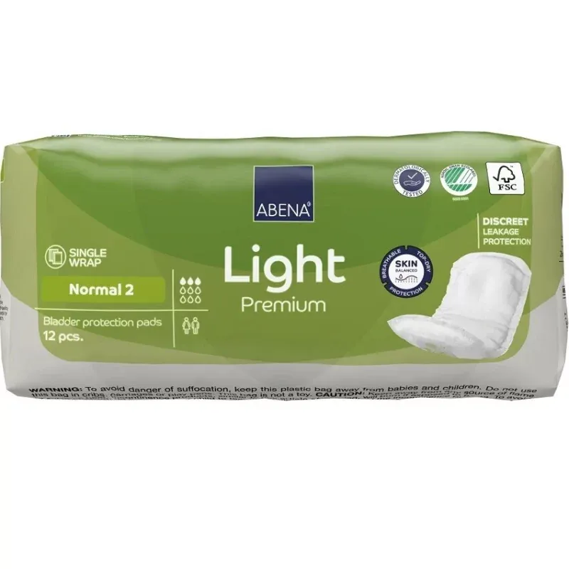 Abena Light Normal 2 Serviettes 3 Gouttes X12 - Univers Pharmacie