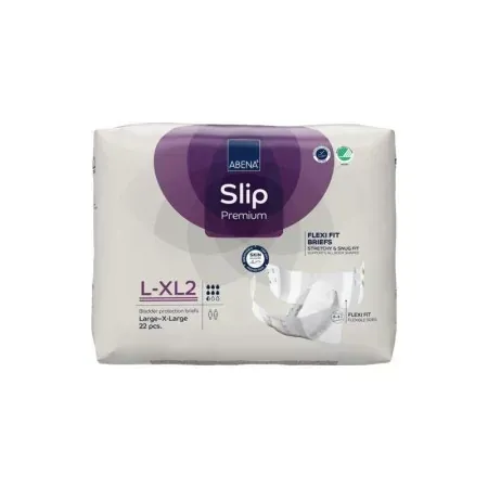 Abena Slip Premium Flexi Fit L-XL2 Couches Élastique Adulte 6,5 gouttes 22 pièces - Univers Pharmacie