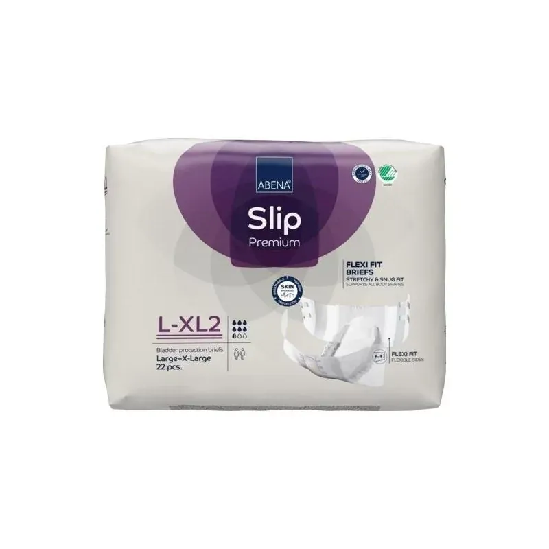 Abena Slip Premium Flexi Fit L-XL2 Couches Élastique Adulte 6,5 gouttes 22 pièces - Univers Pharmacie