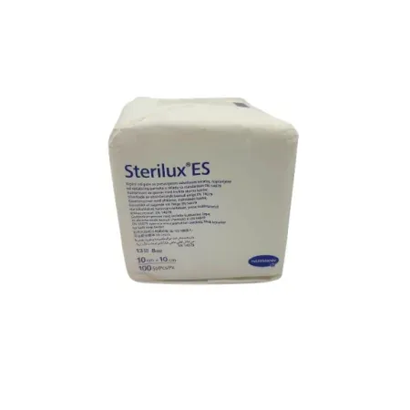 Sterilux ES Compresses de Gaze 10X10cm 13Fils 8PL 100 pièces - Univers Pharmacie