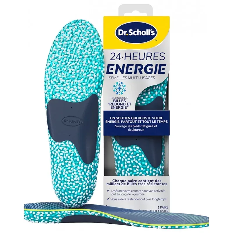 Scholl 24H Énergie Semelles Multi-Usages Taille S 35-40 - Univers Pharmacie