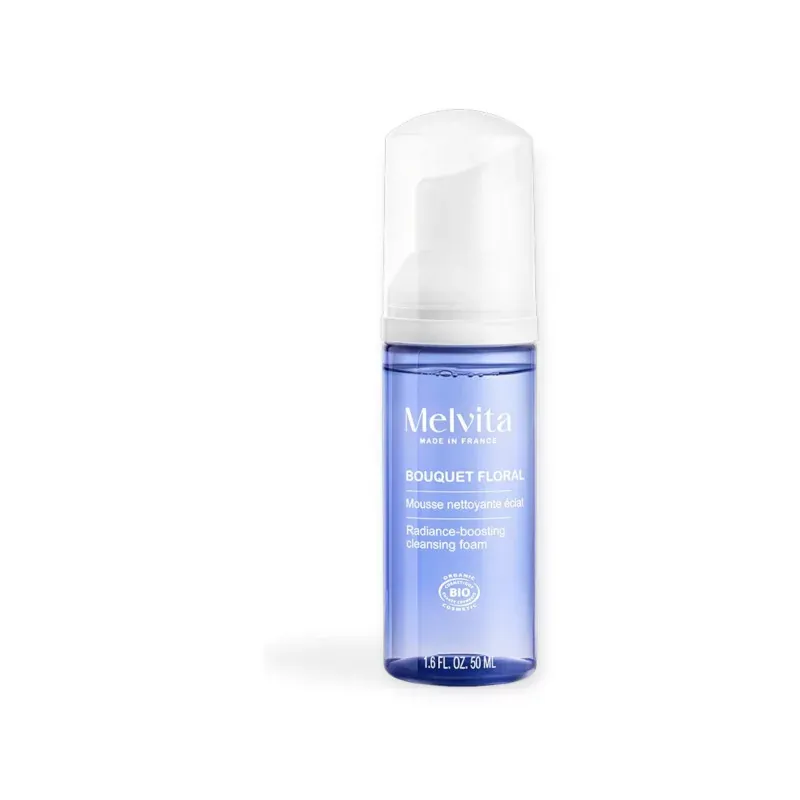 Melvita Bouquet Floral Mousse Nettoyante Éclat 50ml - Univers Pharmacie