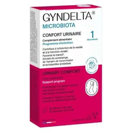 Gyndelta Microbiota Confort Urinaire 30 gélules - Univers Pharmacie