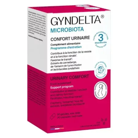 Gyndelta Microbiota Confort Urinaire 90 gélules - Univers Pharmacie