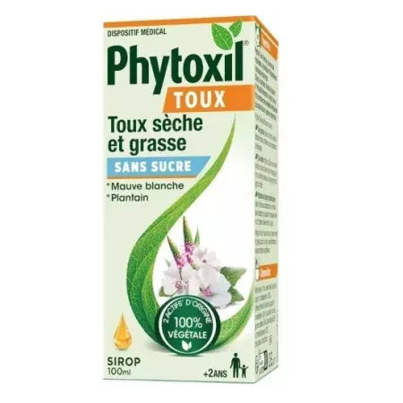 Phytoxil Toux Sirop Sans Sucre 100ml - Univers Pharmacie