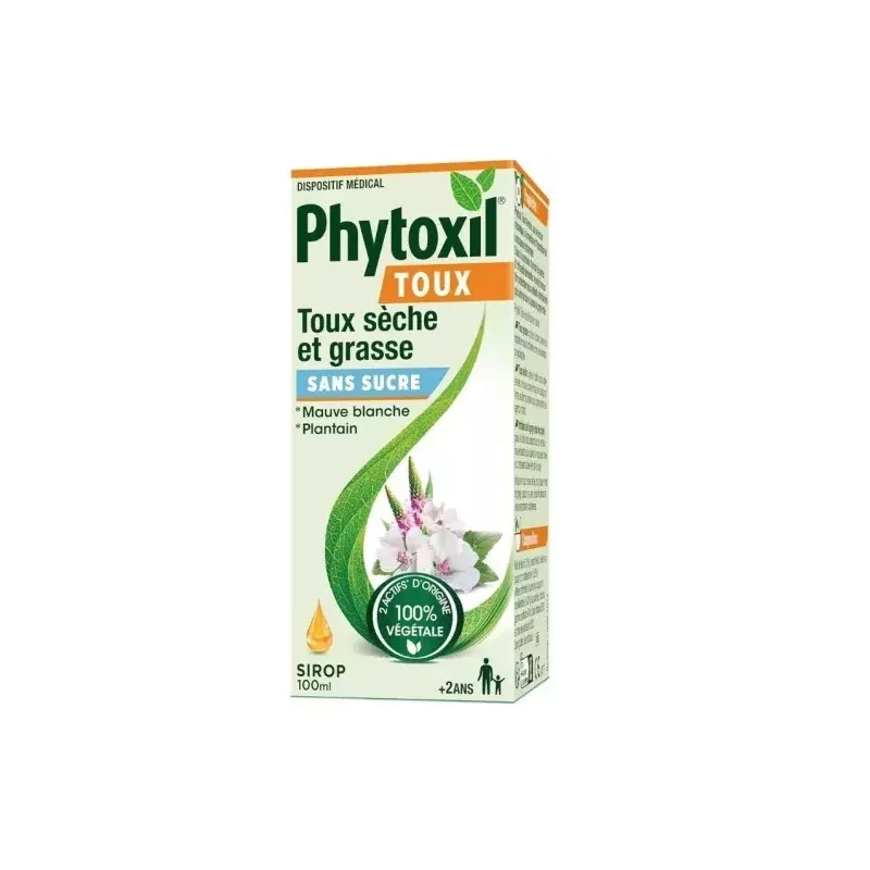 Phytoxil Toux Sirop Sans Sucre 100ml - Univers Pharmacie Phytoxil Toux Sirop Sans Sucre 100ml - Univers Pharmacie