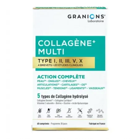 Granions Collagène+ Multi 60 comprimés sécables - Univers Pharmacie