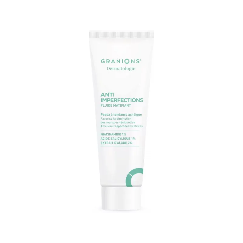 Granions Dermatologie Anti Imperfections Fluide Matifiant 40ml - Univers Pharmacie